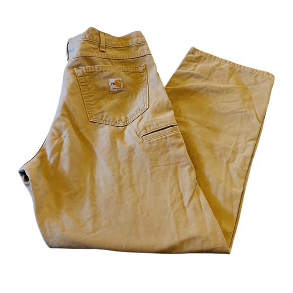 Carhartt Other - Carhartt Men's Tan 5 Pockey Cargo Pants Size 36x32 Original Fit